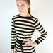 Sweater Dress - Vintage Jailbird Striped Dress