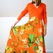 Spring Lily Floral Dress
