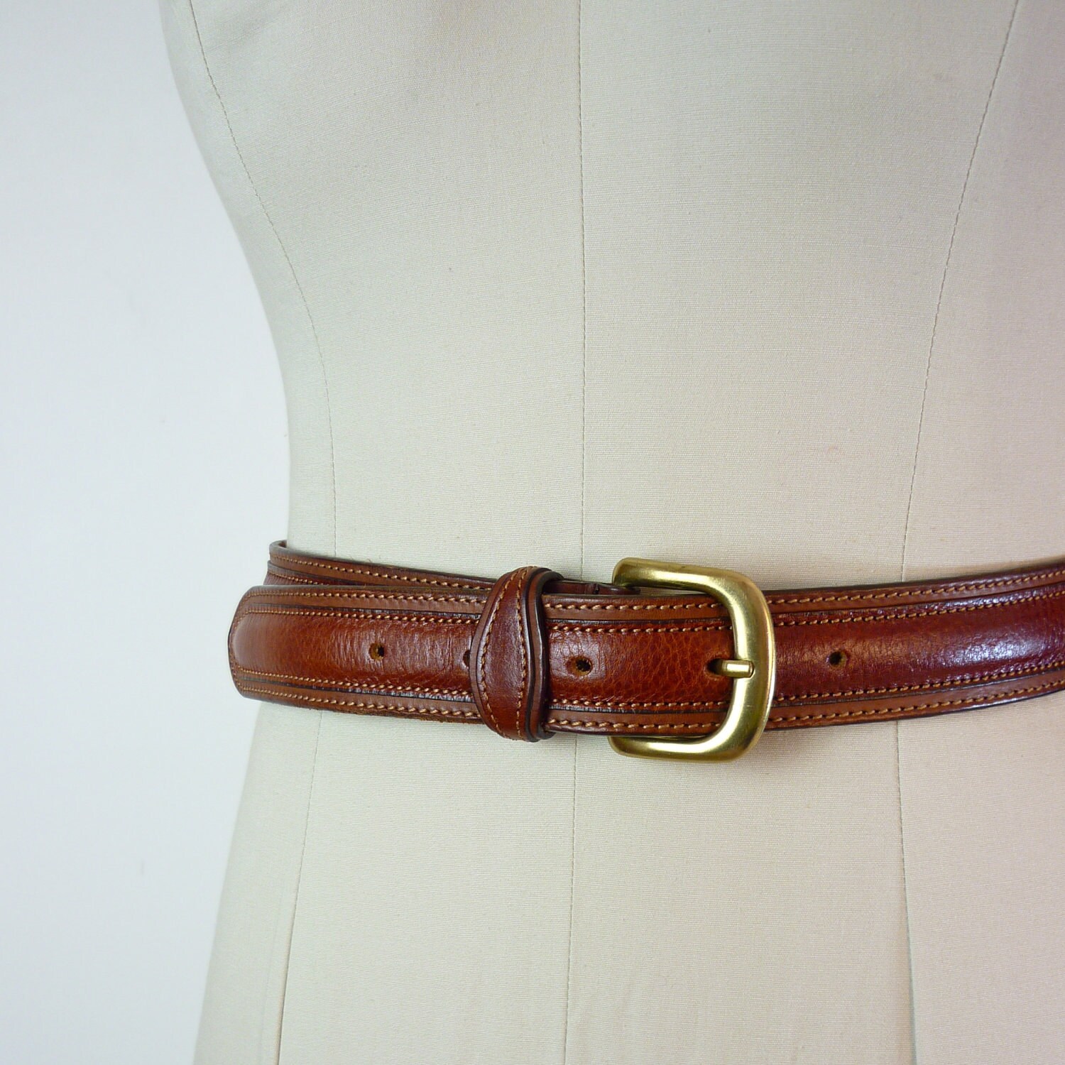 Italian Leather Belt / Vera Pelle Italy