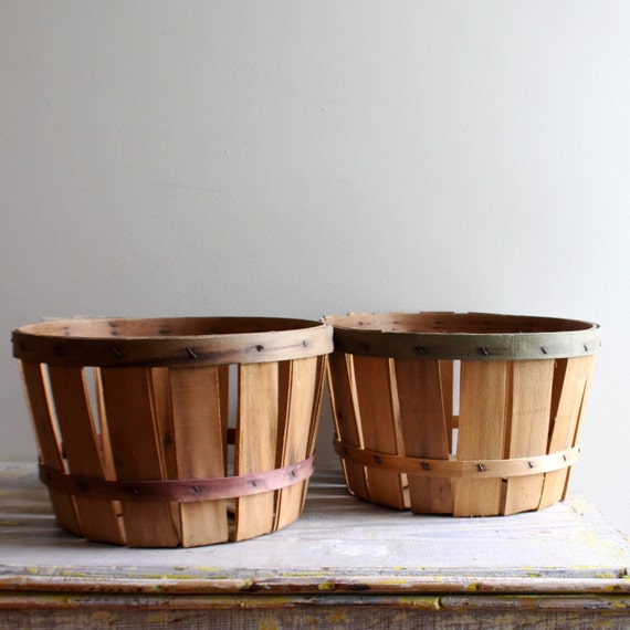 Vintage Potato Bushel Basket