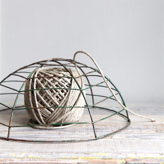 Vintage Wire Planting Basket
