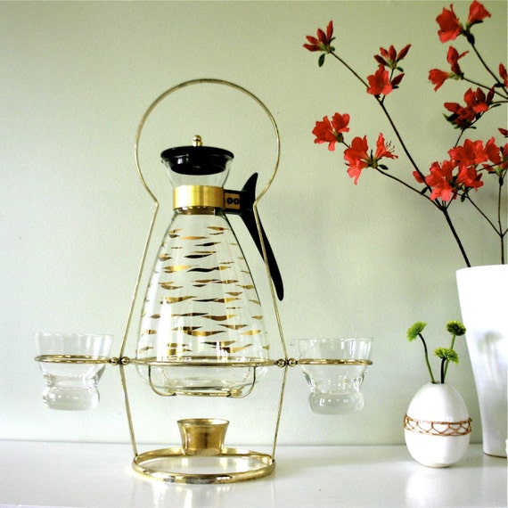 Vintage Pyrex Coffee Carafe SERVING SET