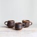 RESERVED Vintage Hand Thrown Studio Pottery Mugs