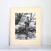 ON SALE Vintage 1970's Black and White Portrait - Fashion Photography