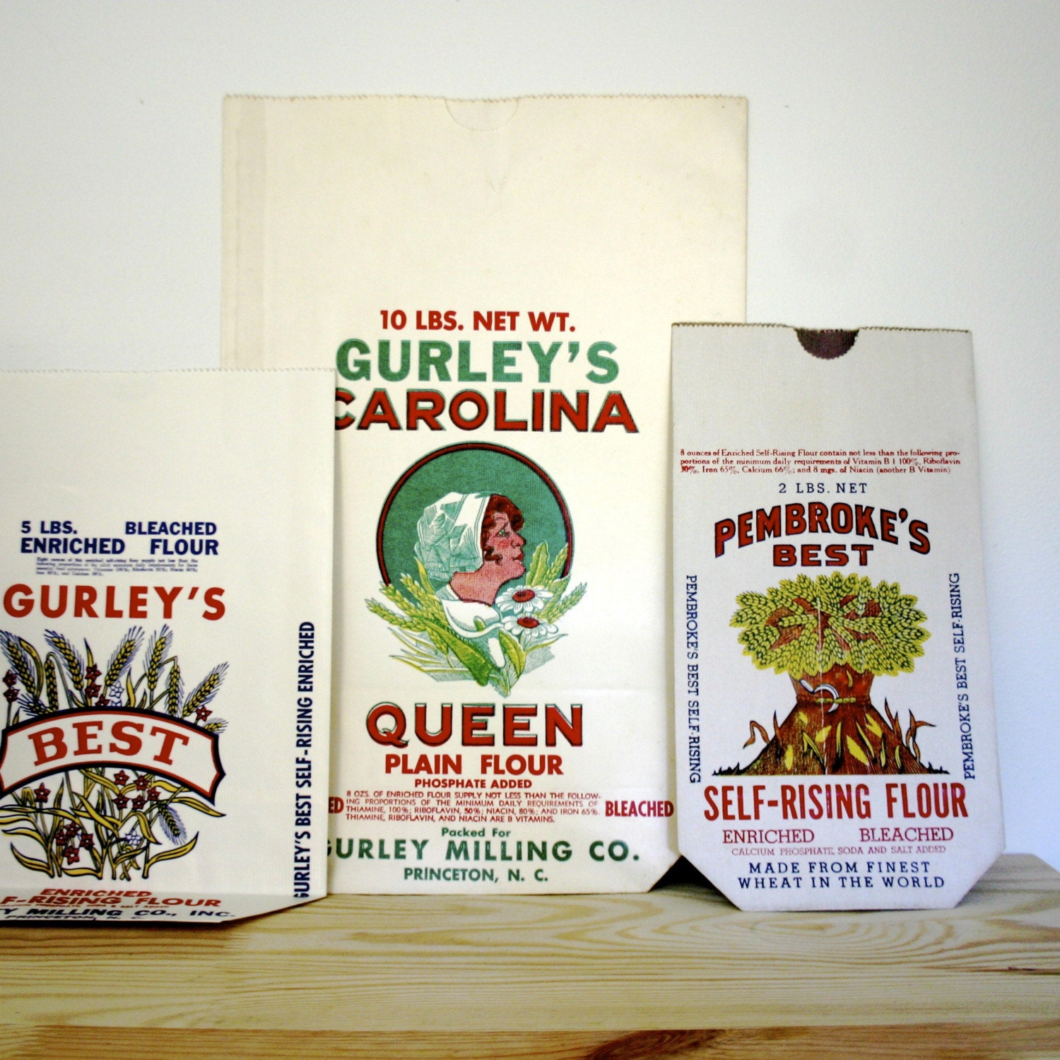 ON SALE Small Vintage Flour Feed Sack Bag