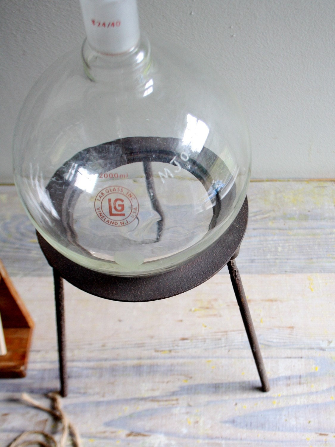 III RESERVED III Vintage Bunsen Burner Stand and Boiler