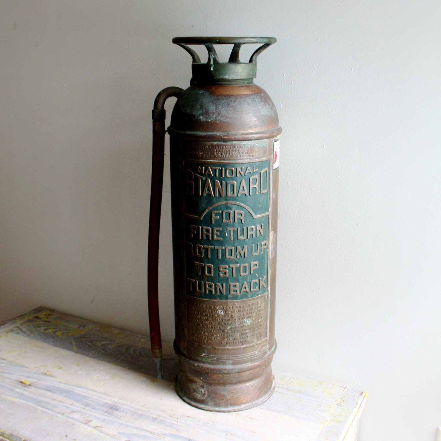 Antique Fire Extinguisher by ethanollie on Etsy