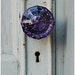 antique glass door knob, 8x10 original photo