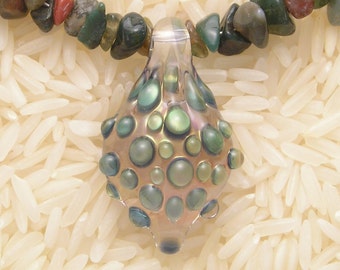 EMBLEM Lampworked Borosilicate Glass Necklace