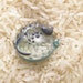 EMBLEM Lampworked Borosilicate Glass Gecko Pendant