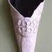 Ceramic Wall Vase white and black sconce