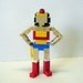 Custom LEGO Miniland Wonder Woman Model