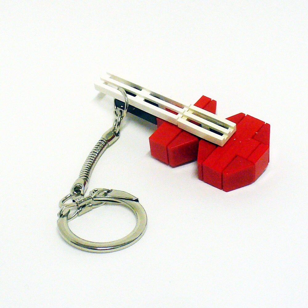 Mini LEGO Red Electric Guitar