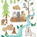 Reserved listing for Mindy2003 Lazy Beavers Custom Cotton Print Fabric