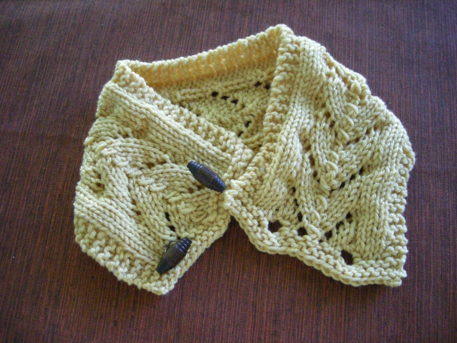 Horseshoe Lace Scarf Knit pdf Pattern