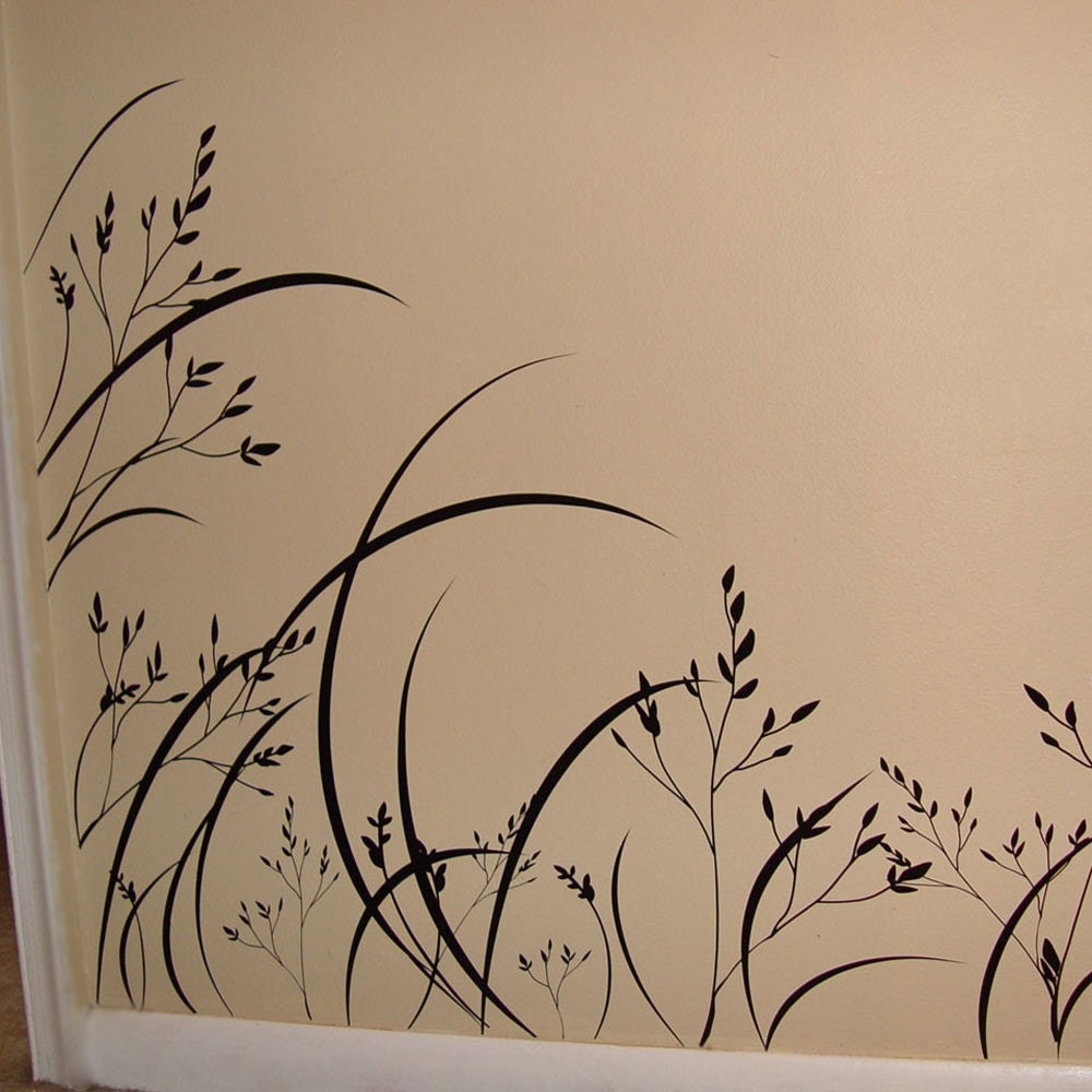 Sea Grass Wall Vinyl Decals