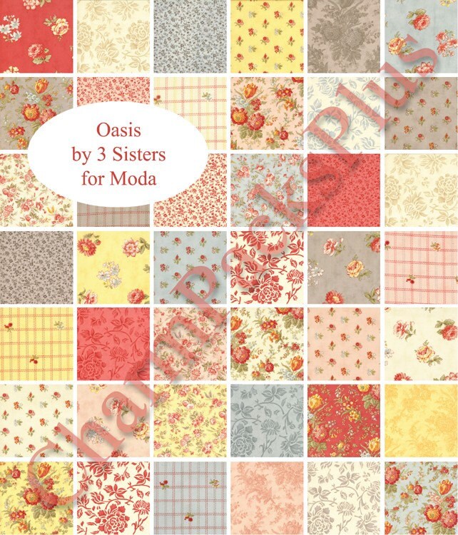 OASIS Moda Charm Pack Quilt Fabric Squares