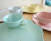 Snack Plates and Teacups by Taylor Smith Taylor USA