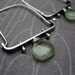 Prehnite Square Hoops