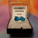 CAVANSITE BOW TIE Natural Terminated Bright Peacock Blue Crystal Mineral Specimen In Perky Box From India