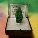 UVAROVITE GARNET Natural Bright Green Top Grade Druzy Crystal Mineral Specimen In Perky Box From Russia