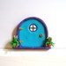 Fairy Door with Carnivorous Plants and Glow-in-the-Dark Window