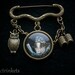 Wise OWL Antiqued Bronzetone Brooch