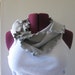 Skinny Infinity scarf Grey, Fall Fashion