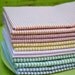 Eco Friendly Cloth Napkins, Seersucker Set of 6-18 inch by Dot and Army