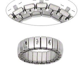 Stainless Steel ring Base for Cha Cha style designs 3 loops