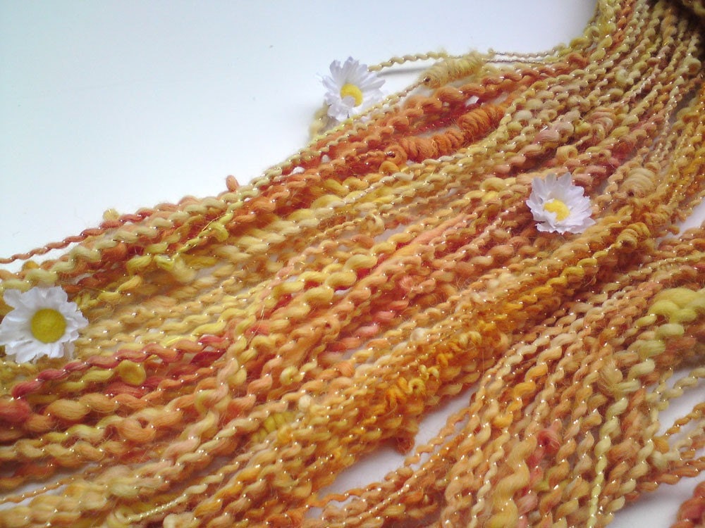 Sunshine Daisies Butter Mellow Handspun Harry Potter