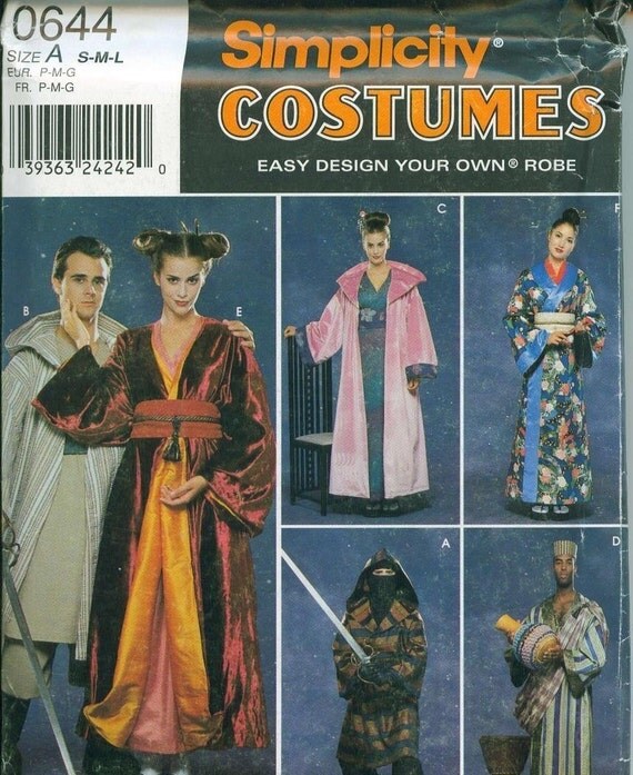 STAR WARS Costume PATTERN Jedi or Amidala/Padme Robes