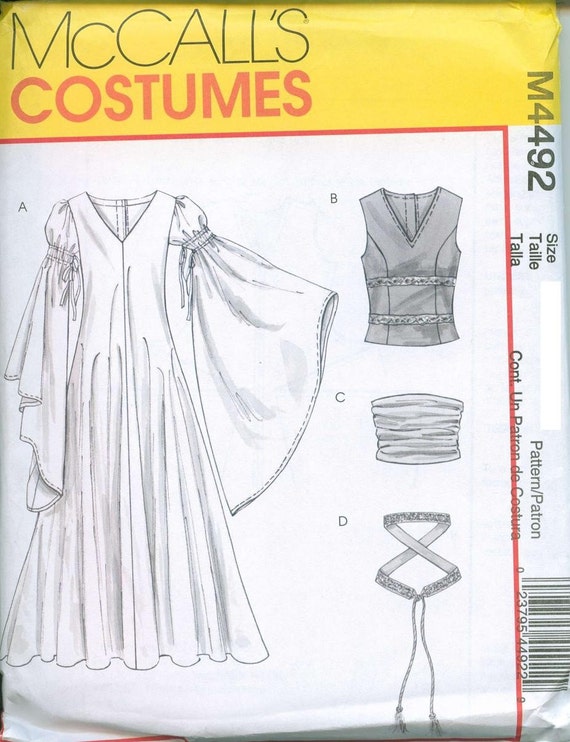 LOTR Lord of the Rings Arwen Eowyn Gown Sewing Pattern McCalls