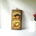 Vintage Print Still Life Decoupage Home Decor Wall Hanging 1970s Decor Fruit Retro