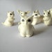 Vintage Animal Figurines Ceramic Animals Instant Collection Kitsch Cat Owl Fox Squirrel Lamb Sheep Minimalist Modern