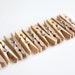One Dozen (12) Small Wood Clothespins