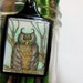 Owl Keychain, Folk Art, Illustration, OOAK