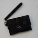 Mini Pouch w/ Removable Strap - Pirates, Dots in Black