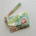 30% OFF - Mini Pouch w/ Removable Strap - Graphic Mums in Brown