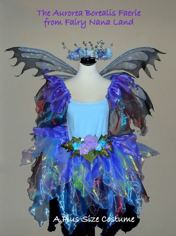 Items similar to FALL SALE Adult Plus Size Fairy Costume The AURORA