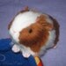 Little Guinea Pig Plush - Red and White