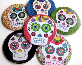 Dia de los Muertos Coasters // Sugar Skull // Day of the Dead