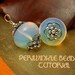 Periwinkle Bead Cap Earrings - How to make Wire Jewelry Tutorial Instruction PDF ebook
