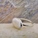 SALE Large Silver River Rock Ring