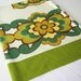 Retro 1970s Flower Tablecloth
