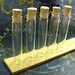 Tall Glass Vials / Bottles with Corks - Set of 10 - 60mm Long