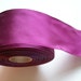 Purple Plum Wired Ribbon 2 1/2 inches wide x 3 yards precut