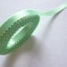 Double-Sided Mint Green Satin Picot Ribbon 5/8 inch wide x 10 yards CLEARANCE