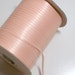 Double-faced peach satin ribbon 1/8 inch x 8 yards