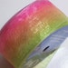 Rainbow Wired Organza Ribbon 1 1/2 inches wide x 2 yards